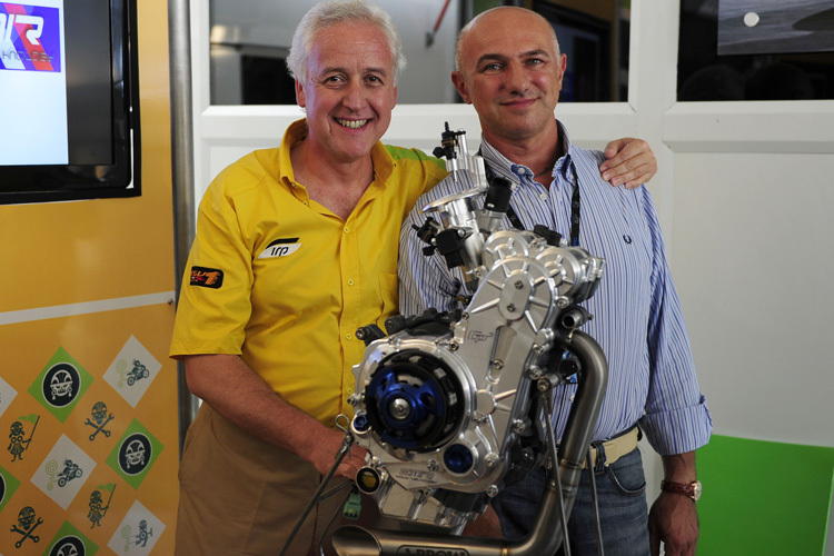 Sacchi und Papetti mit Emir-Motor