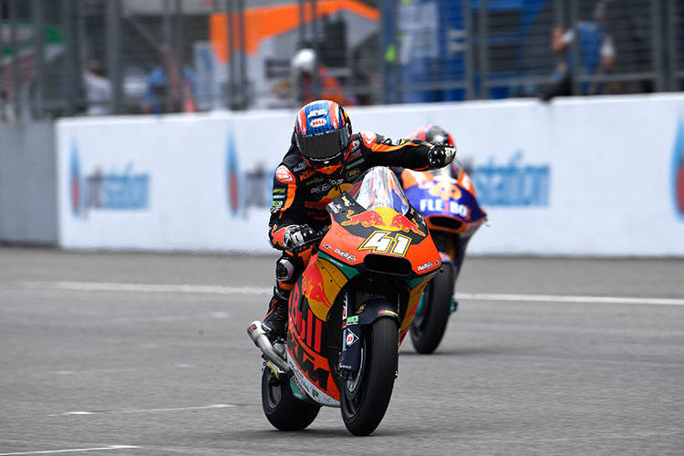 Brad Binder jubelt über Platz 2 in Thailand 