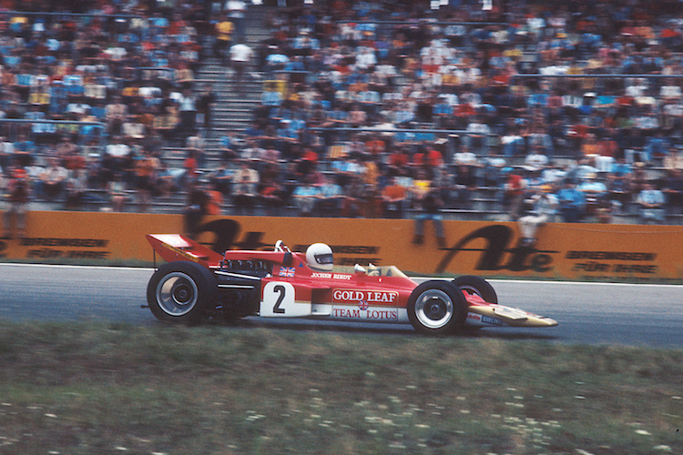 Hockenheim 1970: Jochen Rindt im Lotus 72C