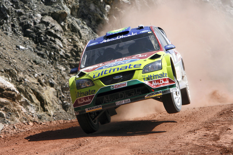 Hirvonen bei seinem Türkei-Sieg 2008