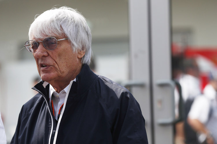 Bernie Ecclestone hat die Hoffnung auf den Budget-Motor noch nicht aufgegeben