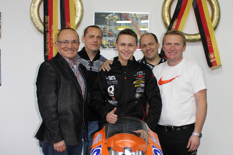 Jonas Geitner mit dem Freudenberg Racing Team