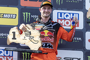 Jeffrey Herlings gewann den Großen Preis von Lettland in Kegums)