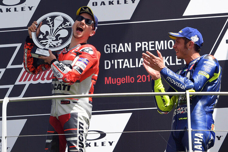 Jorge Lorenzo feierte in Mugello seinen ersten Sieg für Ducati