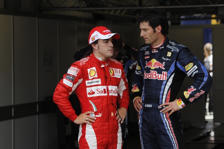 Fernando Alonso und Mark Webber