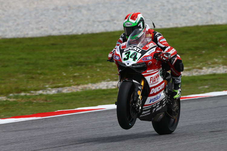 Davide Giugliano überraschte Ducati mit Startplatz 3 in Sepang