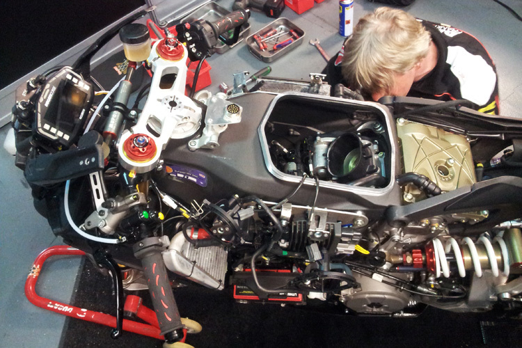 Ein abgerissenes Ventil legte den Motor der Ducati still