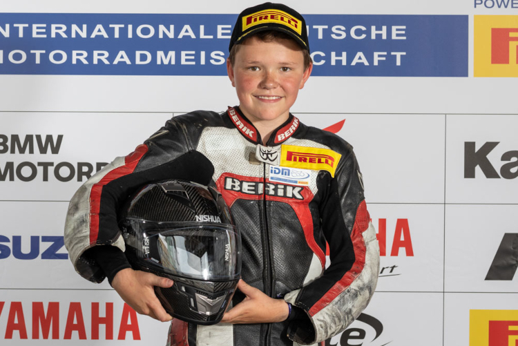 Marco Schweizer: Mit 13 Jahren der jüngste Starter im IDM-Feld