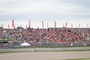 Ducati-Fantribüne beim Deutschland-GP auf dem Sachsenring