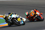 Valencia-GP: Tom Lüthi (12) vor Lorenzo Baldassarri (7)