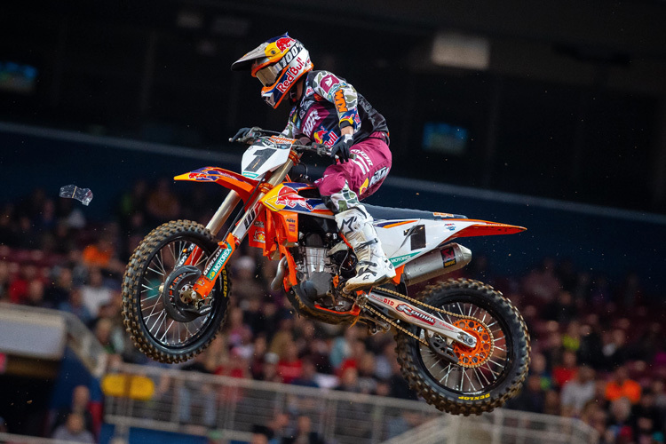 Cooper Webb hadert weiterhin mit einer Grippe