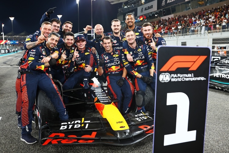 Max Verstappen 2023 in Abu Dhabi