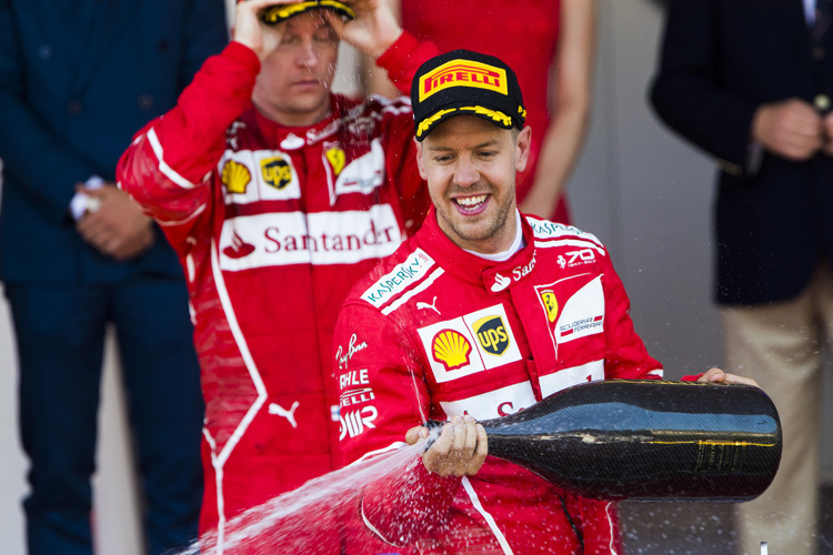 Die Gesichter der Ferrari-Fahrer erzählen die ganze Geschichte