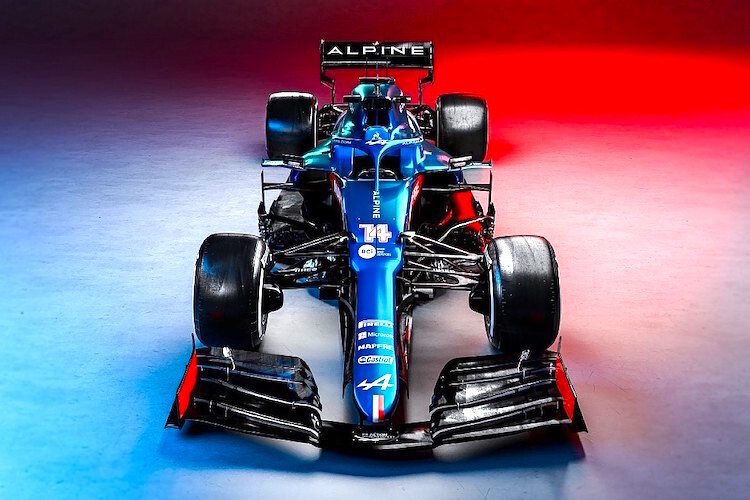 Der Wagen von Fernando Alonso und Esteban Ocon