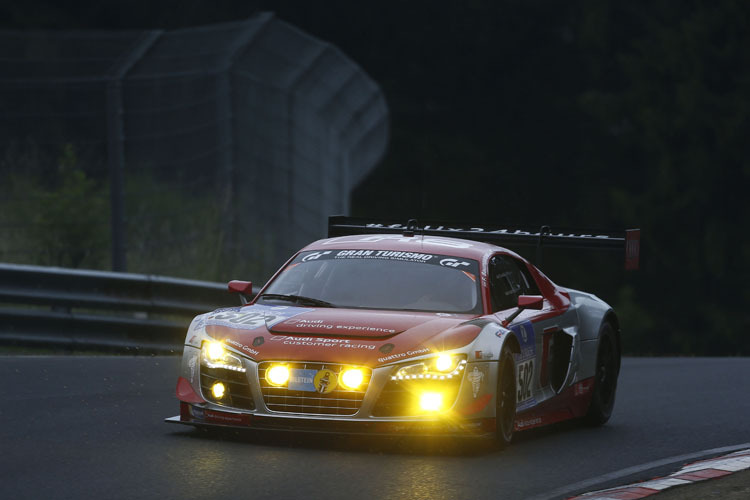 Starke Leistung: Im Audi R8 auf Rang neun bei den 24h Nürburgring