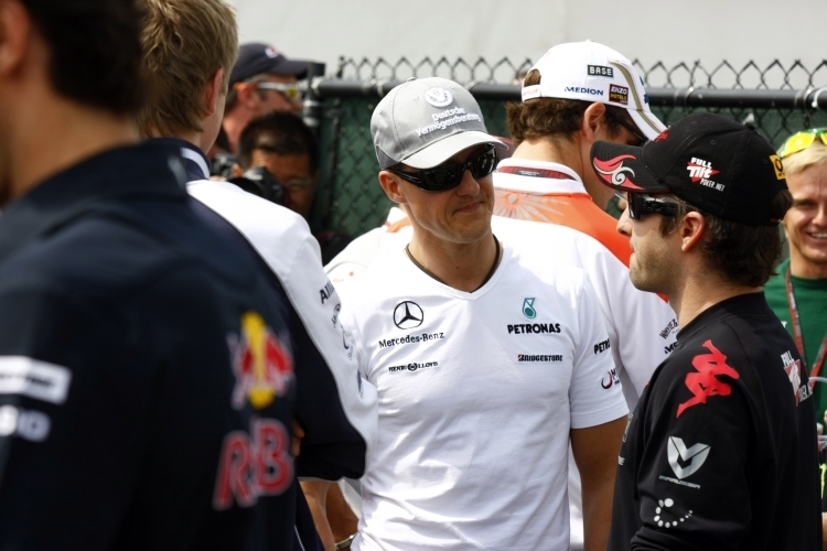 Michael Schumacher und Timo Glock