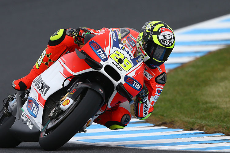 Andrea Iannone auf der GP15 mit Winglets