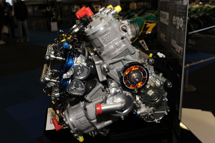 Der 190 PS starke 580-ccm-V4-Motor der MMX500