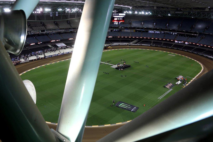 Im Eithad Stadion in Melbourne steigt das Speedway-GP-Finale 2016