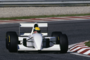 Ayrton Senna beim Estoril-Test mit dem McLaren-Lamborghini