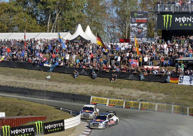 Matthias Ekström vor Andreas Bakkerud auf dem Estering