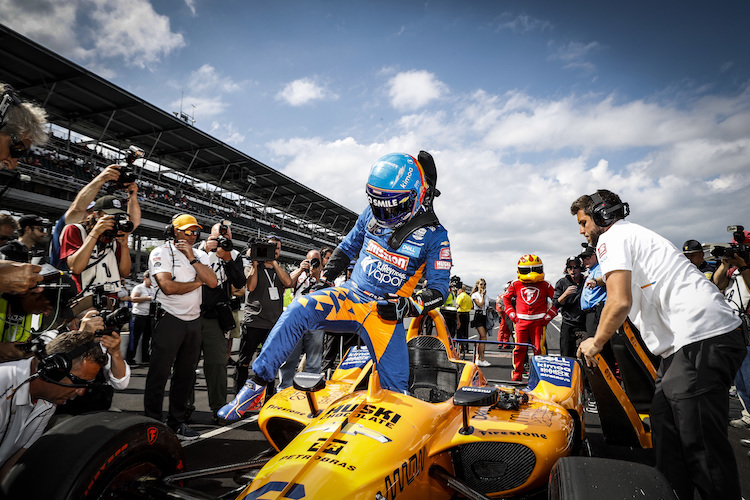 Fernando Alonso 2019 mit McLaren in Indy