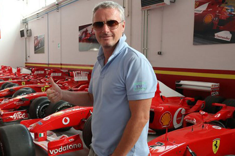 Eddie Irvine an alter Wirkungsstätte