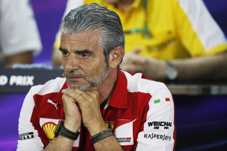 Ferrari-Teamchef Maurizio Arrivabene über Schützling Sebastian Vettel: «Als Fahrer ist er sehr, sehr stark und präzise»