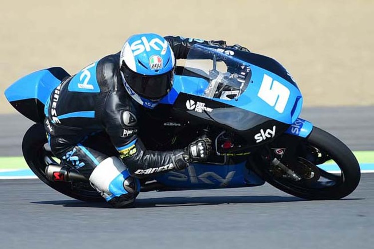 Titelanwärter für 2015: Romano Fenati auf der KTM des SKY VR46-Teams