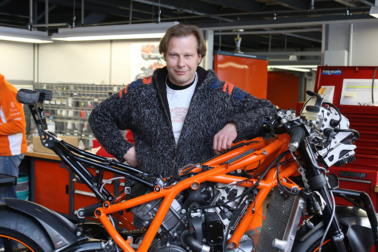 KTM-Ingenieur Wolfgang Felber