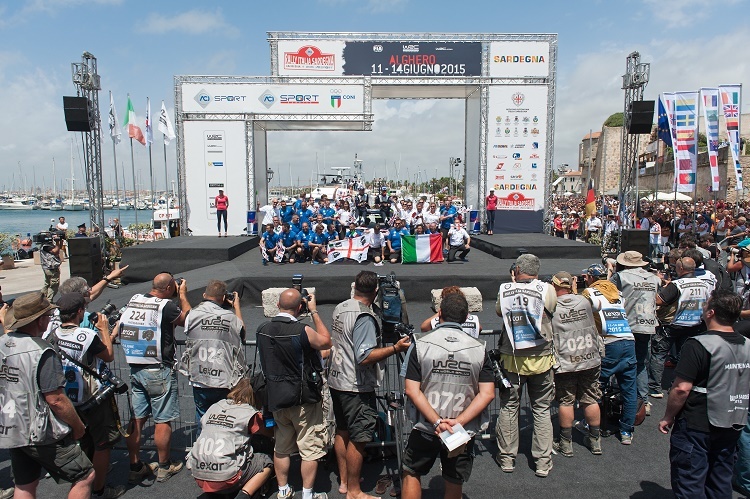 Ziel der Rallye Sardinien 2015