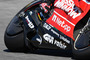 Hier ist das Hinterrad der Pirro-Ducati deutlich zu erkennen