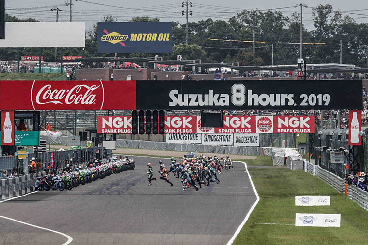 Start zur 42. Auflage des Acht-Stunden-Rennens in Suzuka