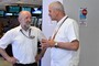 Bürgermeister Wolfgang Streubel und Günther Wiesinger