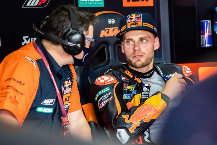 Sergio Verbena (li.) mit Brad Binder