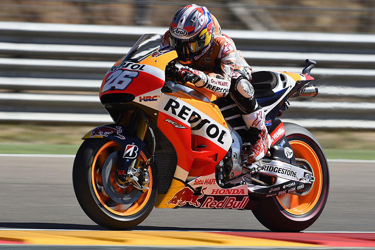 Dani Pedrosa 2015 im MotorLand Aragón