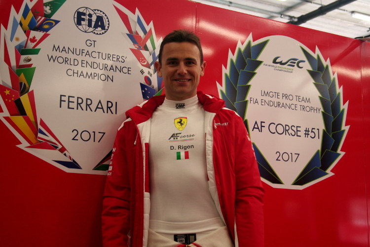 Seit 2014 Ferrari-Werksfahrer: Davide Rigon