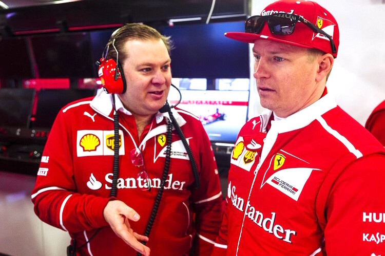 Dave Greenwood und Kimi Räikkönen