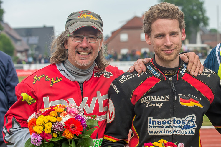 Jens Buchberger (l.) und Sascha Stumpe (r.) sind neben dem Werlter Fabian Wachs Favoriten für den Bahnpokal