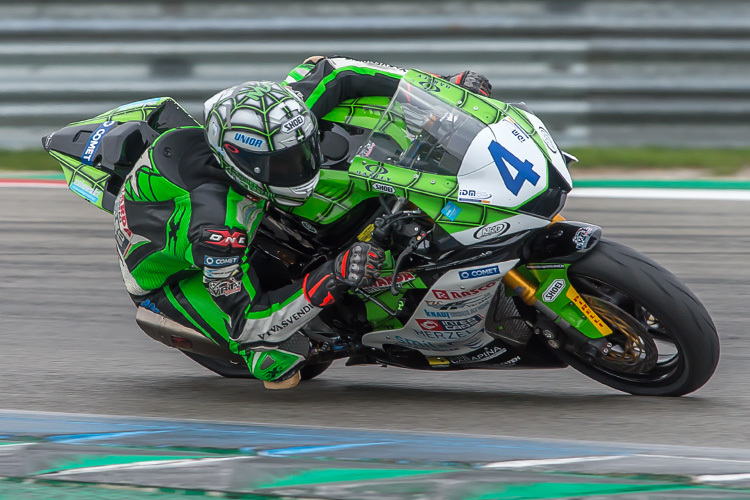 Martin Vugrinec peilt auf dem Hockenheimring die Vizemeisterschaft in der IDM Supersport 600 an