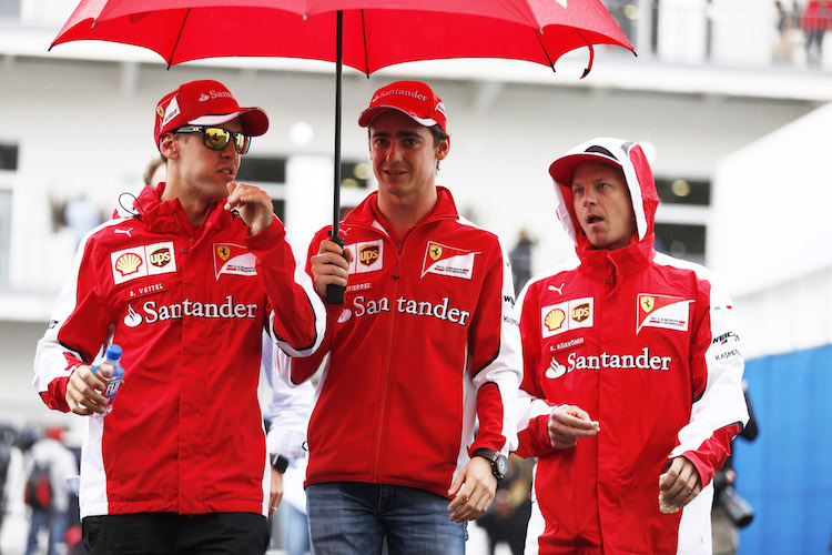Vettel, Gutiérrez und Räikkönen
