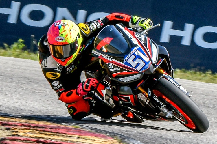 Kaleb De Keyrel auf Aprilia RS660 führt die amerikanische Twins Cup Meisterschaft an