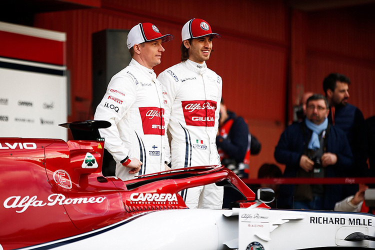 Kimi Räikkönen und Antonio Giovinazzi