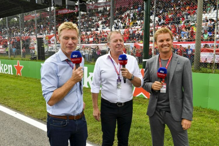 Simon Lazenby, Martin Brundle & Nico Rosberg
