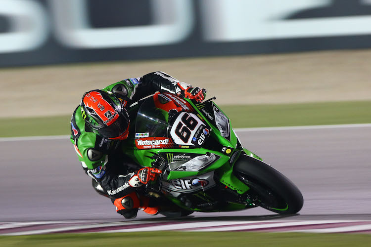 Tom Sykes auf dem Weg zur letzten Poleposition der Superbike-WM 2015