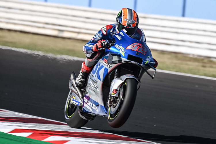 Alex Rins in Misano: Die Pace passt