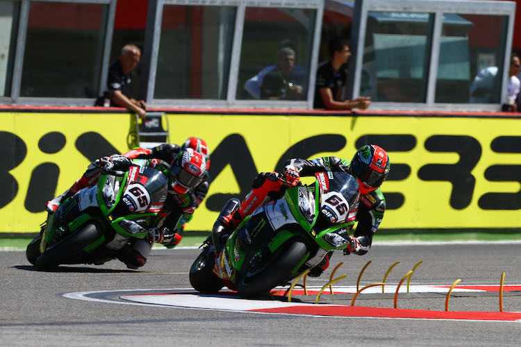 Tom Sykes vor Jonathan Rea – so soll es auch in Donington sein