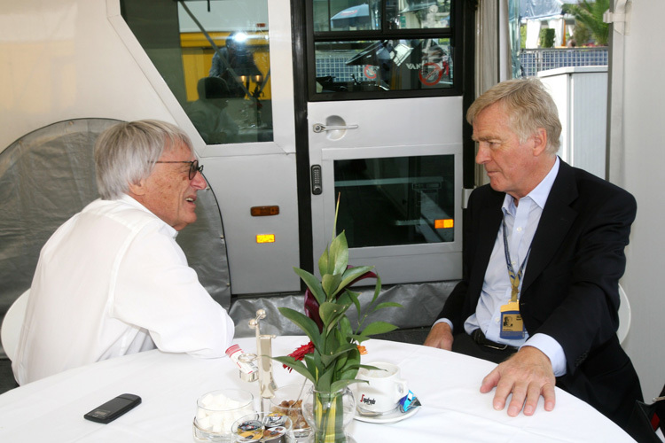 Bernie Ecclestone und Max Mosley