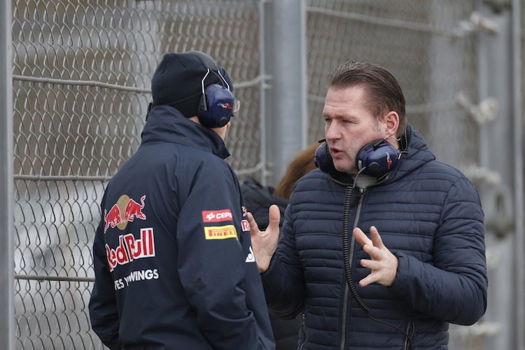 Jos mit Max Verstappen