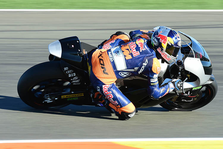 Brad Binder auf der Moto2-Maschine von Johann Zarco